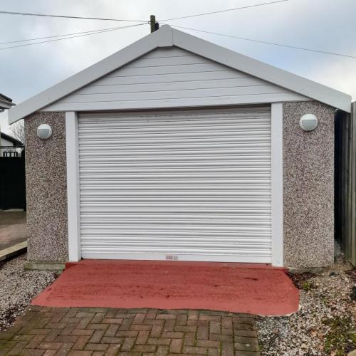 concrete garage
