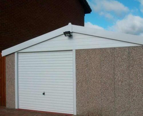 concrete garage